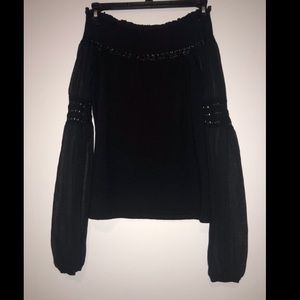 Elie Tahari Off the Shoulder Sweater